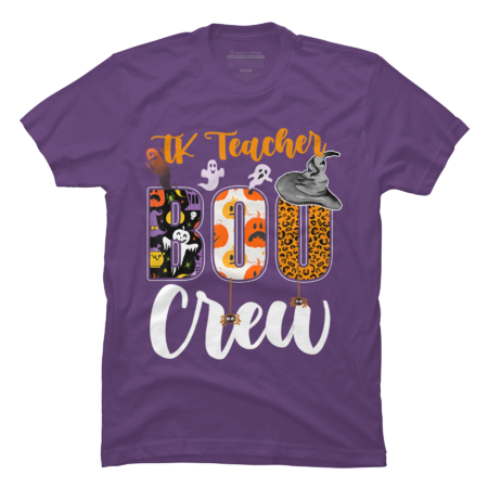 Tk Teacher Boo Crew Ghost Halloween Tk Squad Matching by DesignNIcePro