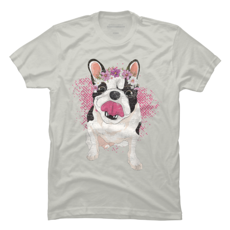 Flowers French Bulldog Frenchie Pet Cute by OUCHAN