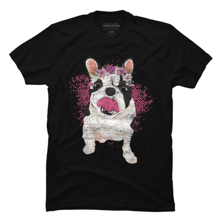 Flowers French Bulldog Frenchie Pet Cute by OUCHAN