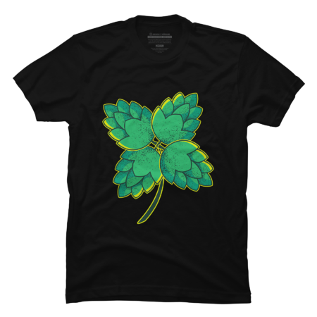 St Patrick's Day Clover with Hops  T-Shirt by WinterJJ