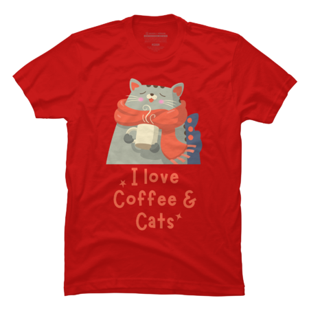 I love coffee and cats by NikkiArtworks