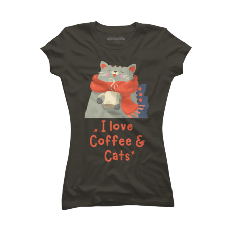 I love coffee and cats by NikkiArtworks