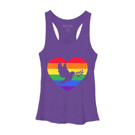 Peace dove (LGBT Pride Heart) by ShirtPhrase