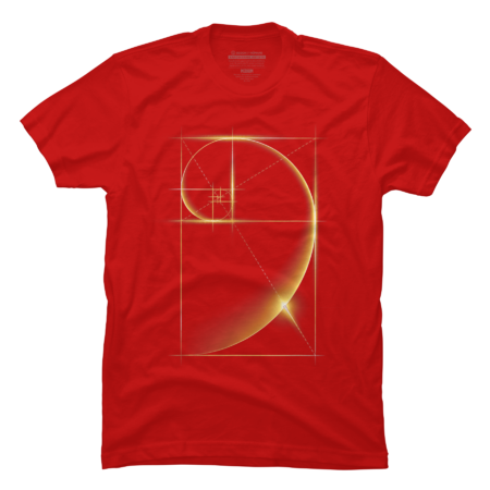 Fibonacci, Golden Ratio T-shirt by Philko