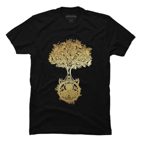 Celtic Golden Tree of Life t-shirt