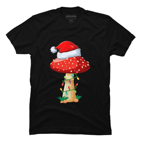 Christmas Mushroom Santa Hat  T-Shirt