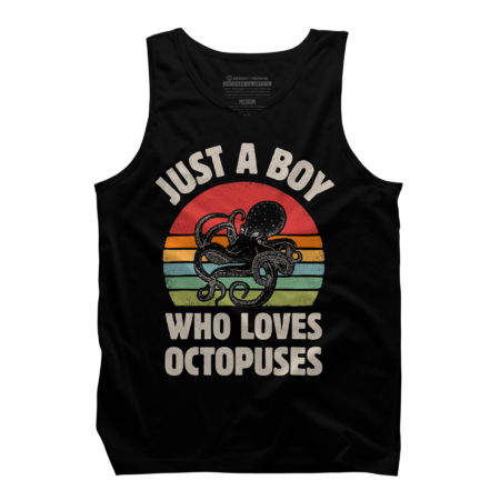 Octopus Just A Boy Who Loves Octopus by Tomoken