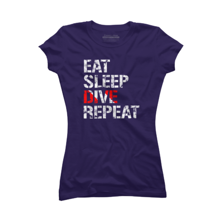 Eat Sleep Dive Repeat by Mitxeldotcom