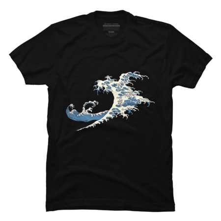 Ocean Wave Tee by OUCHAN