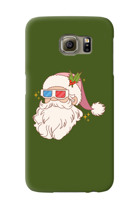 Santa Claus With 3D Glasses by elbacreative