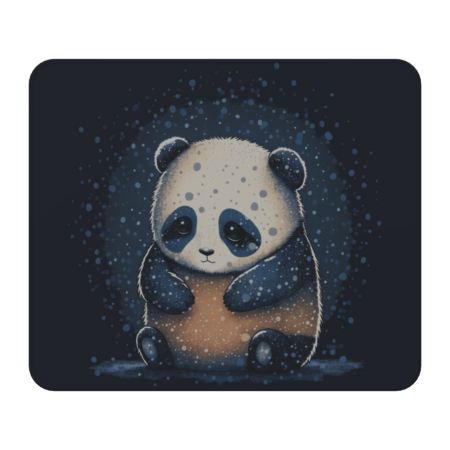 Baby Panda In The Snow by Ajolan