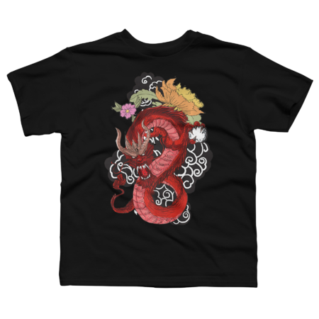 Asian Dragon  T-Shirt by MAYXUC