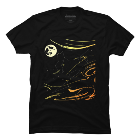 Stargazing Constellation Astronomy Lover T-Shirt by Cutemeow