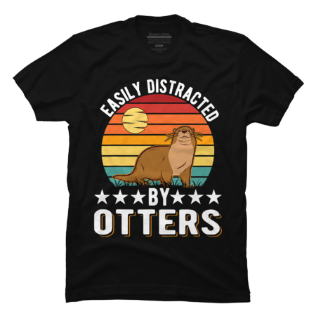 Easily distracted by Otters Tee by Cherry1620