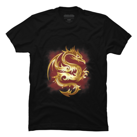 Chinese Myth Beautiful Dragon T-Shirt by WinterJJ
