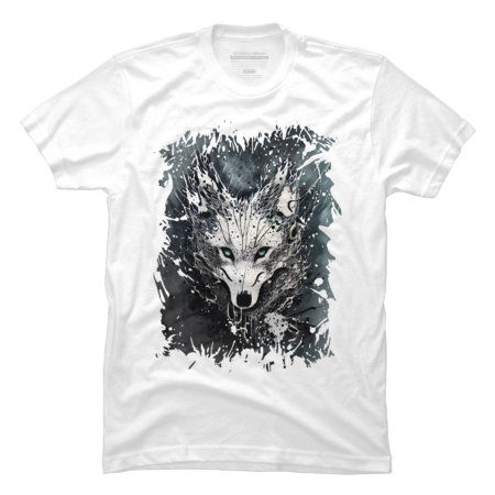 White Wolf Splatter Art by PixaMorph