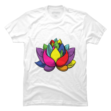 LGBTQ Lotus Flower Rainbow T-Shirt