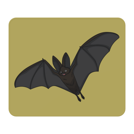 Big vampire bat cartoon illustration by cartoonoffun