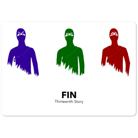 FIN Ninja logo sticker