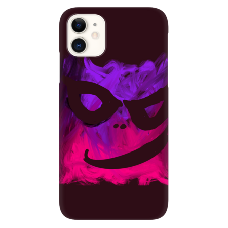 purple pink monster smile by Sukipeki75