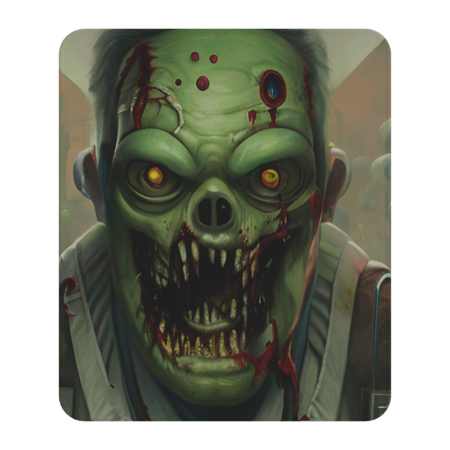 Terrifying zombie by gavila