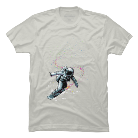 Surfing Astronaut  T-Shirt by ChariArtist