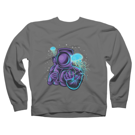 Funny Jellyfish Astronaut T-Shirt by PetraBraun