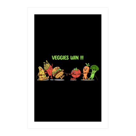 Veggies Win by kimprut