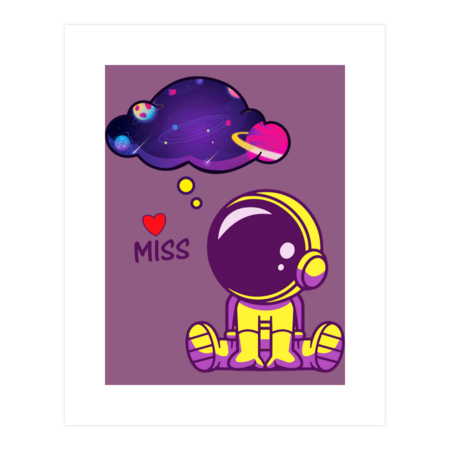 Miss Love Galaxy Astronaut by Johnroy17