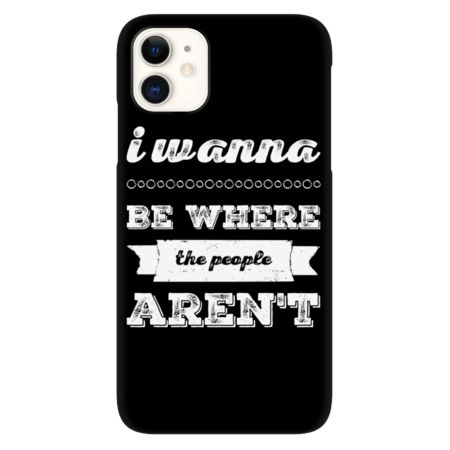 I wanna be where the people aren't funny typography by BoogieCreates