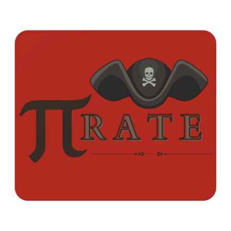 Pi Rate Funny Math And Pirate Lover Design For Pi Day by Wortex