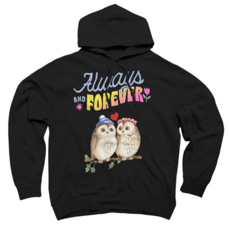 Always And Forever Cute Owls in Love by AngelsCreatives
