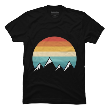 Retro Sunset Mountains by CreativeStyle