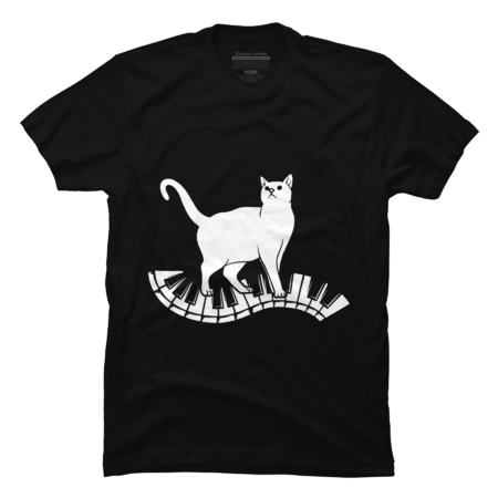 Funny Piano Music Cat Design Cat Piano Lovers by Proutyly