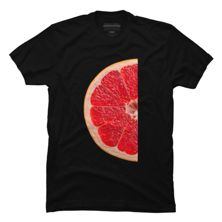 Grapefruit Half Slice T-Shirt by Crayhood