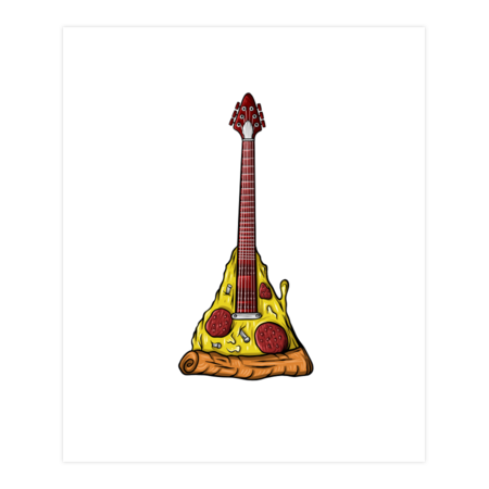 Pizza Guitar by arjanaproject