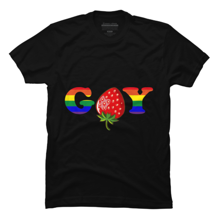Cute Strawberry Gay Flag Fruit Berry LGBT Pride Month Outfit by Sharpmichelle