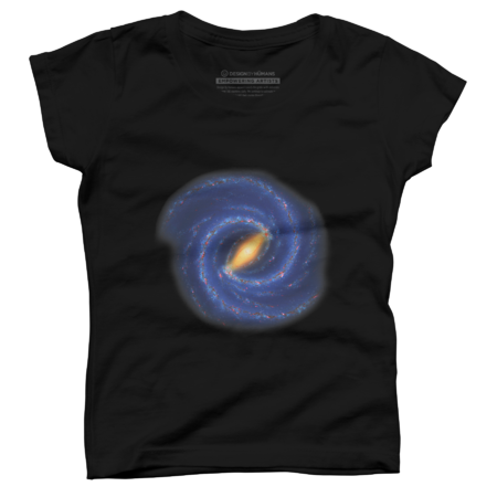 Milky Way Space Astronomy T-Shirt by Marilynart