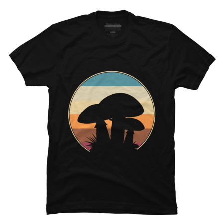 Retro Mushroom T-Shirt by RachelMcNeil