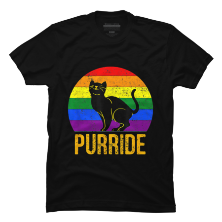 Gay Pride Cat LGBT Pride T-Shirt by Stickershop