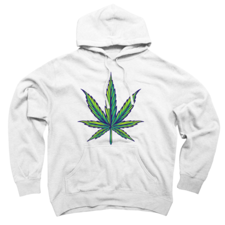 Marijuana leaf strain botanical hemp plant apparel design