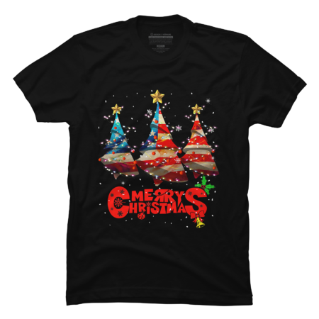 Christmas Tree T-Shirt by Tanchaii