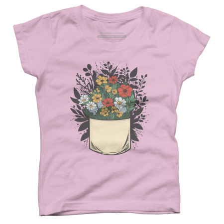 Large pocket with flowers by mimicryproject