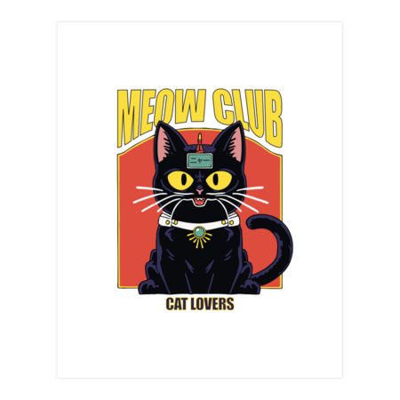 Meow club. Cat lovers by qspsdwe
