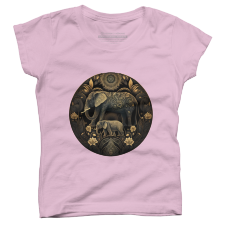 Elephant mandala style by whalecom42