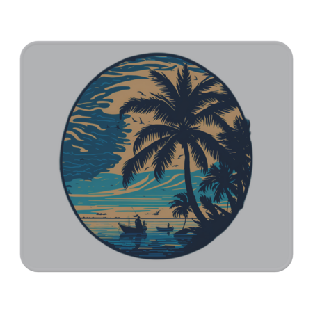 Beach Vibes Palm Tree by rksbdi