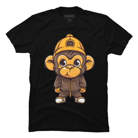 Cute Funny Monkey Adorable Monkey Graphic by Wortex