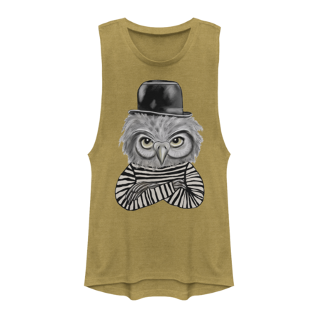 Owl with bowlerhat