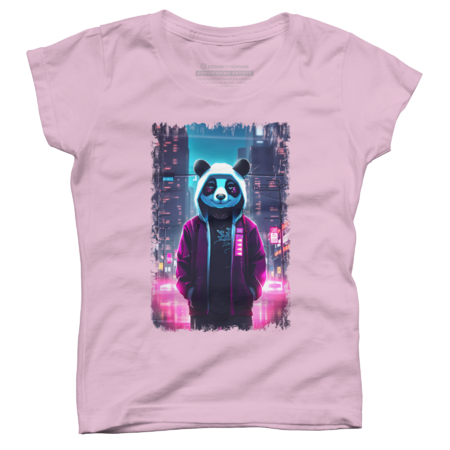 panda in hoodie by NemfisArt