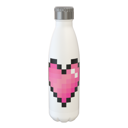 Pink Pixel Heart by KawaiiCrafts